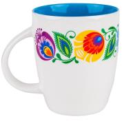 Opakowanie Kubek Marysia - wianek łowicki niebieski FOLKSTAR