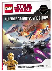 Okładka książki Lego Star Wars Wielkie Galaktyczne Bitwy