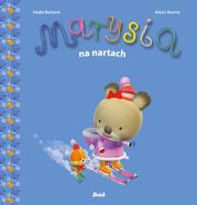 Marysia. Marysia na nartach. Autor: Nadia Berkane, Elżbieta Krzak Ćwiertnia. Dadada.pl Okładka książki Marysia. Marysia na nartach
