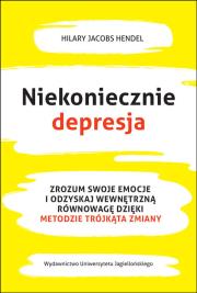 Niekoniecznie depresja. Autor: Hendel Jacobs Hilary. Dadada.pl Okładka książki Niekoniecznie depresja