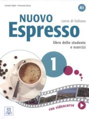 Nuovo Espresso 1 libro dello studente e esercizi + DVD. Autor: Ziglio Luciana, Rizzo Giovanna. Dadada.pl Okładka książki Nuovo Espresso 1 libro dello studente e esercizi + DVD