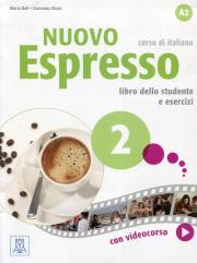 Nuovo Espresso 2 podręcznik + ćwiczenia. Autor: Maria Balicka, Rizzo Giovanna. Dadada.pl Okładka książki Nuovo Espresso 2 podręcznik + ćwiczenia