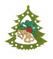 Opakowanie Ozdoba z filcu Choinka 6szt EASY