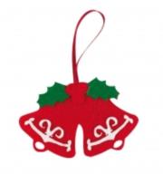 Ozdoba z filcu Dzwonki 3szt EASY. Wydawca: Easy Stationery. Dadada.pl Opakowanie Ozdoba z filcu Dzwonki 3szt EASY