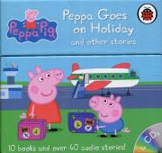 Opakowanie Peppa Box of Audio & Books Peppa Goes on Holiday and other stories