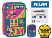 Piórnik MILAN 2-poziomowy z wyposażeniem UNDERGROUND róż. Wydawca: MILAN. Dadada.pl Opakowanie Piórnik MILAN 2-poziomowy z wyposażeniem UNDERGROUND róż