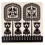 Opakowanie Podkładka drewniana - kurpiowska eko tło FOLKSATR