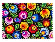 Opakowanie Podkładka filc - mała łowicka czarna FOLKSTAR