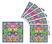 Opakowanie Podkładki korkowe - koguty (6 szt.) FOLKSTAR