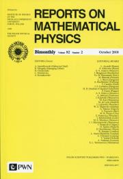Opakowanie Reports on Mathematical Physics 82/2 Polska