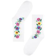 Opakowanie Skarpety damskie -roz. 35-37 kwiaty łowickie biale