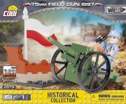 Opakowanie Small Army Field Gun 1897 francuska armata polowa