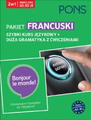 Okładka książki Szybki kurs i duża gramatyka Francuska A1-B1 PAK2