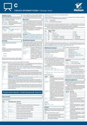 Okładka książki Tablice informatyczne C