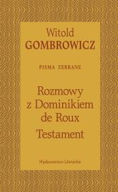 Okładka książki Testament. Rozmowy z Dominikiem de Roux