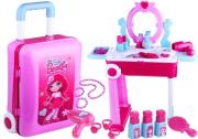 Opakowanie Toaletka walizka 2w1 stolik akcesoria różowa 14 el