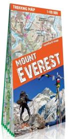 Okładka książki Trekking map Mount Everest 1:80 000 mapa laminow.