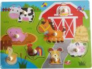 Opakowanie Układanka drewniana Farma mała