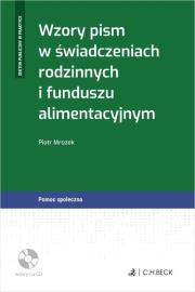 Okładka książki Wzory pism w świadczeniach rodzinnych i funduszu alimentacyjnym
