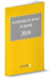 Okładka książki Zamknięcie roku 2018 w PKPiR