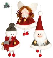 Opakowanie Zawieszki z dzwoneczkami 15 cm mix