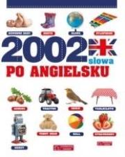 Okładka książki 2002 słowa po angielsku. Ilustrowany słownik
