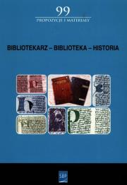 Okładka książki Bibliotekarz Biblioteka Historia