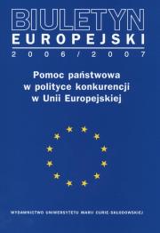 Okładka książki Biuletyn Europejski 2006/2007