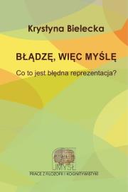 Okładka książki Błądzę, więc myślę.