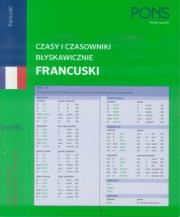Czasy i czasowniki błyskawicznie. Francuski PONS. Autor: Opracowanie zbiorowe. Dadada.pl Okładka książki Czasy i czasowniki błyskawicznie. Francuski PONS