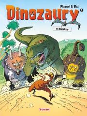 Okładka książki Dinozaury w komiksie T.1