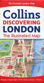 Discovering London Illustrated Map. Wydawca: HarperCollins Publishers UK. Dadada.pl Opakowanie Discovering London Illustrated Map