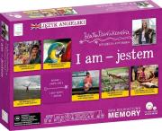 Edukacyjne memory  językowe I am jestem. Autor: Beata Pawlikowska. Dadada.pl Okładka książki Edukacyjne memory  językowe I am jestem