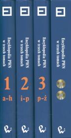 Opakowanie Encyklopedia PWN w trzech tomach +2CD