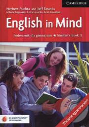 English in Mind 1 Student's Book + CD. Autor: Puchta Herbert, Stranks Jeff, Krajewska Milada. Dadada.pl Okładka książki English in Mind 1 Student's Book + CD