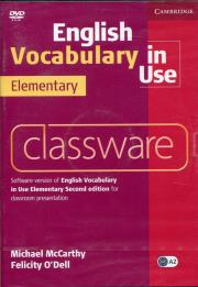 English Vocabulary in Use Elementary Classware. Autor: McCarthy Michael, O'Dell Felicity. Dadada.pl Okładka książki English Vocabulary in Use Elementary Classware