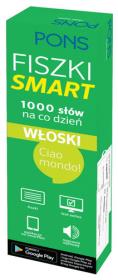 Fiszki smart 1000 słów Włoski na co dzień. Autor: Opracowanie zbiorowe. Dadada.pl Okładka książki Fiszki smart 1000 słów Włoski na co dzień