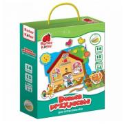 Opakowanie GRA EDUKACYJNA SZNUROWANKA DOMEK PRZYJACIÓŁ RK1040-02