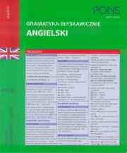 Gramatyka błyskawicznie. Angielski PONS. Autor: Opracowanie zbiorowe. Dadada.pl Okładka książki Gramatyka błyskawicznie. Angielski PONS