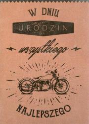 Opakowanie Henry karnet B6 Retro Urodziny Motor