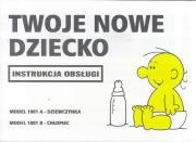 Instrukcja obsługi - Twoje nowe dziecko. Autor: Martin Baxendale. Dadada.pl Okładka książki Instrukcja obsługi - Twoje nowe dziecko