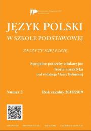 Okładka książki Język polski w szkole podstawowej nr 2 2018/2019