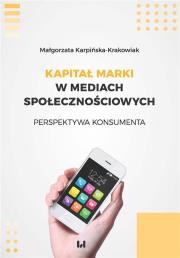 Okładka książki Kapitał marki w mediach społecznościowych