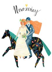 Opakowanie Karnet B6 Ślub - Koń