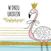 Opakowanie Karnet UK 7946 - Urodziny. Flaming