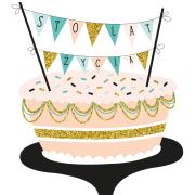 Okładka książki Karnet Urodziny kwadrat MIX