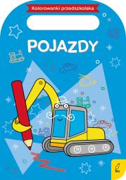 Kolorowanki przedszkolaka. Pojazdy. Autor: Opracowanie zbiorowe. Dadada.pl Okładka książki Kolorowanki przedszkolaka. Pojazdy