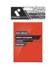 Opakowanie Koszulki CCG czerwone 63,5x88 (100sztuk) REBEL