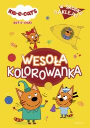 Kot-o-ciaki. Wesoła kolorowanka. Autor: Opracowanie zbiorowe. Dadada.pl Okładka książki Kot-o-ciaki. Wesoła kolorowanka