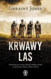 Krwawy las. Autor: Geraint Jones. Dadada.pl Okładka książki Krwawy las